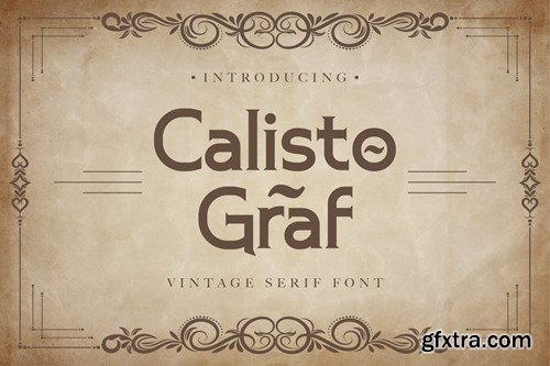 Calistograf - Vintage Serif Font 4BFSK54