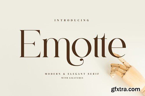 Emotte Elegant Serif Font RLMHZQ7