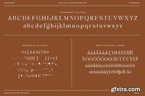 Gafiya Classy Serif Font 5UYXM8B