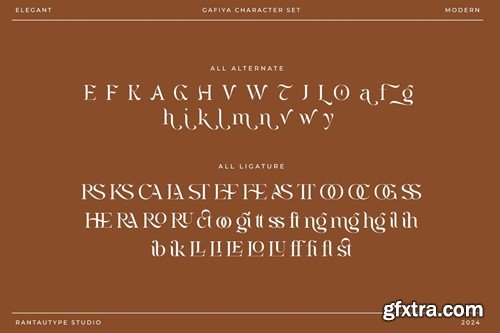 Gafiya Classy Serif Font 5UYXM8B