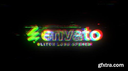 Videohive Glitch Logo Reveal 54039759