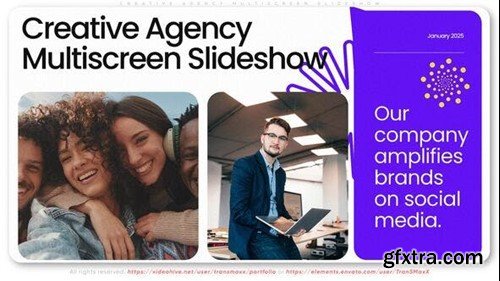 Videohive Creative Agency Multiscreen Slideshow 54048933