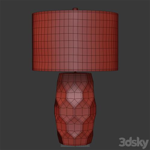 Pottery Barn VINCE Faceted Table Lamp