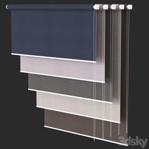 Roller blinds set