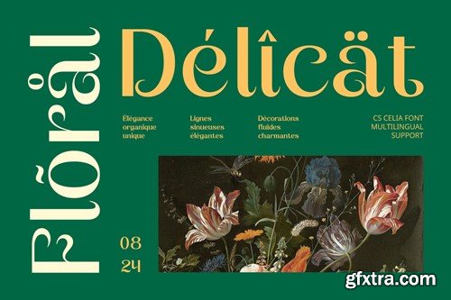 CS Celia – Art Nouveau Font 658PPXR