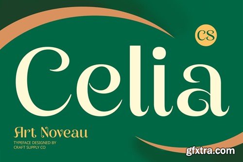 CS Celia – Art Nouveau Font 658PPXR