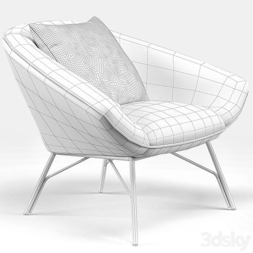 Soren Lounge Chair, Eichholtz Trento Coffee Table