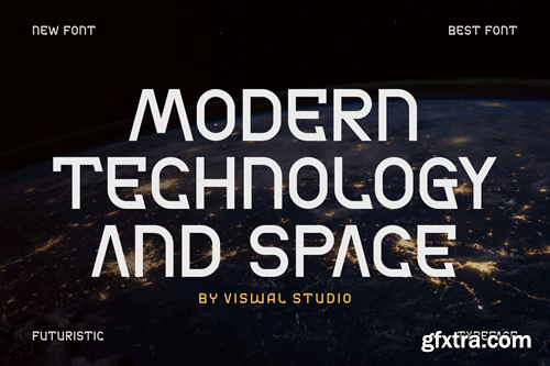 Audyno - Modern Tech Typeface A6TFGHA