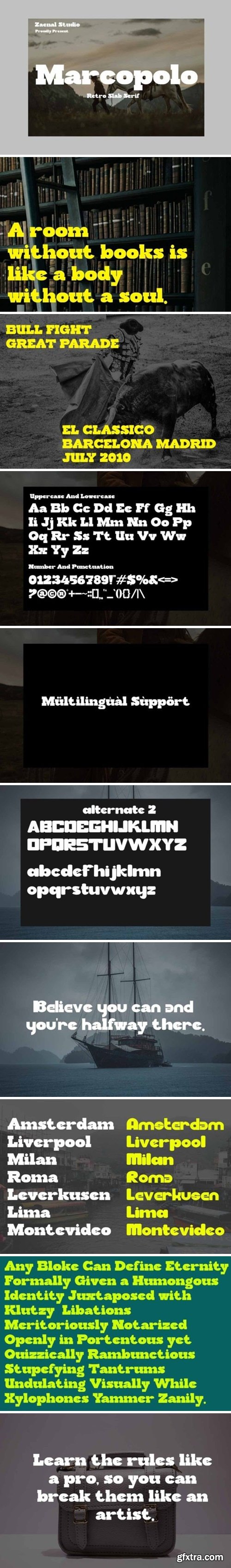 Marcopolo Font