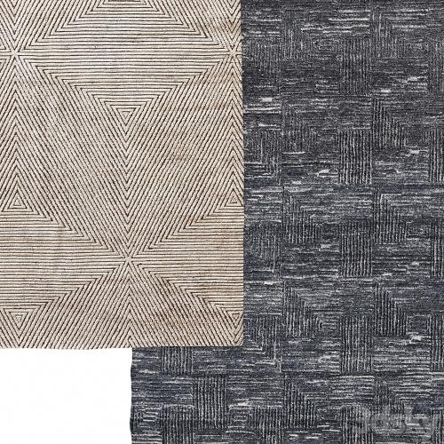 Carpet Mosaic Hand-Knotted Silk by Restoration Hardware