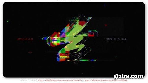 Videohive Quick Glitch Logo 54050894