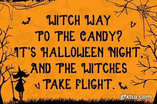 Silent Witch - a Special Halloween Season Font R77SY2F