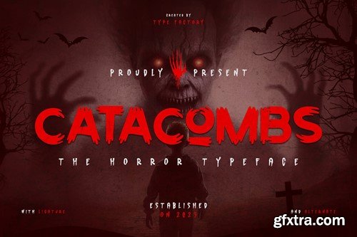 Catacombs - The Horror Typeface 44VBP32