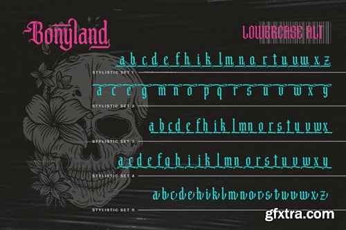 Bonyland Blackletter Font X7T5P8K