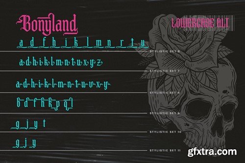 Bonyland Blackletter Font X7T5P8K