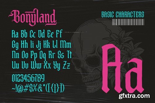 Bonyland Blackletter Font X7T5P8K