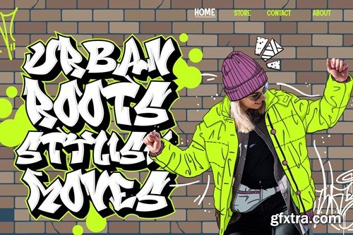 Beat Mark - Awesome Graffiti Font JJMYDU9