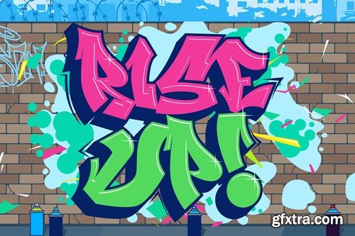 Beat Mark - Awesome Graffiti Font JJMYDU9