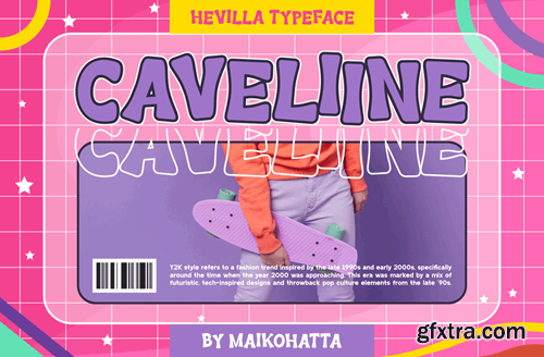 Hevilla - Y2k Display Font G59G8GQ