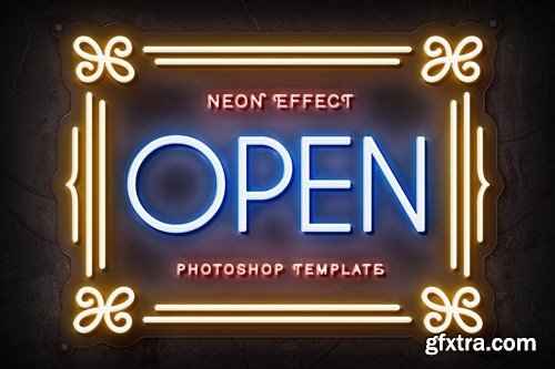 Neon Logo Mockups ZFC3P99