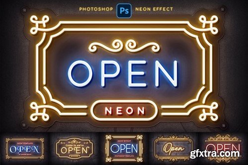 Neon Logo Mockups ZFC3P99