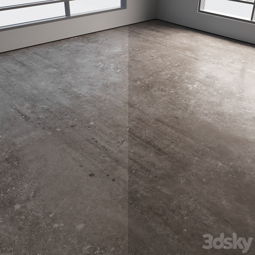 Self-leveling concrete floor No. 22