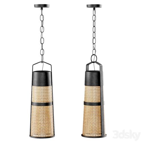 Hanging rattan lamp H400 / Hanging rattan lamp