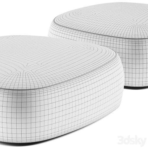 Flou PIERRE Garden Poufs