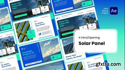 Videohive Intro Opening - Solar Panel After Effects Project Files 54046246