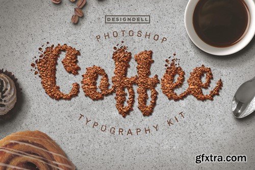 Food Typography Photoshop Actions MWMXWMQ