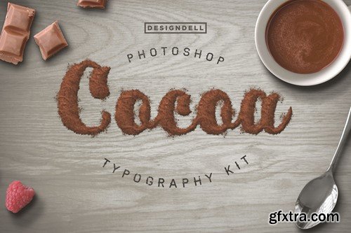 Food Typography Photoshop Actions MWMXWMQ