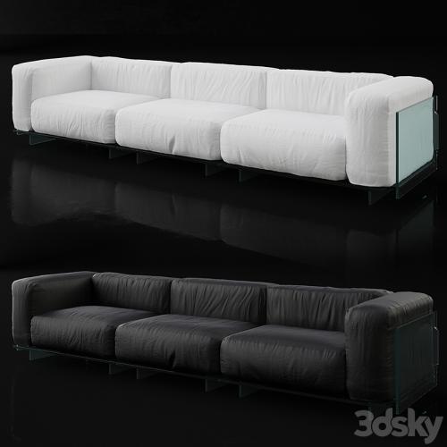 Glas Italia Crystal Lounge sofa