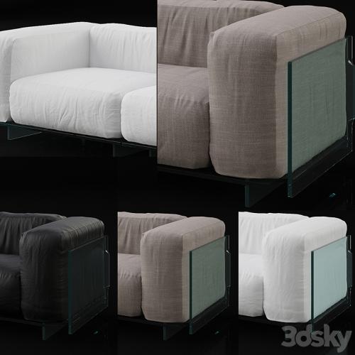 Glas Italia Crystal Lounge sofa