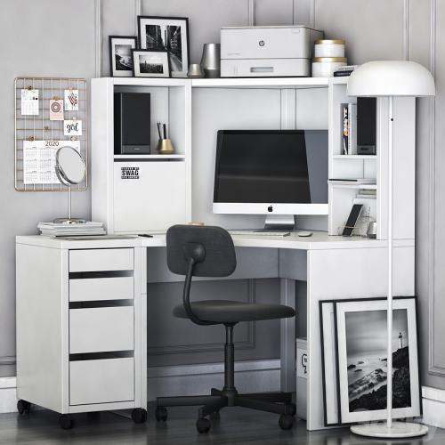 IKEA MICKE corner workplace