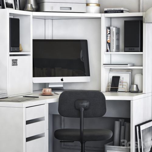 IKEA MICKE corner workplace