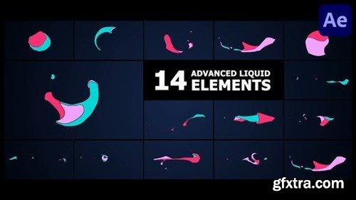 Videohive Advanced Liquid Elements for After Effects 54063731