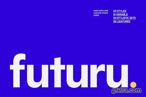 Futuru - Futur Neo Grotesque Gen Z Variable Tech 8CAS47P