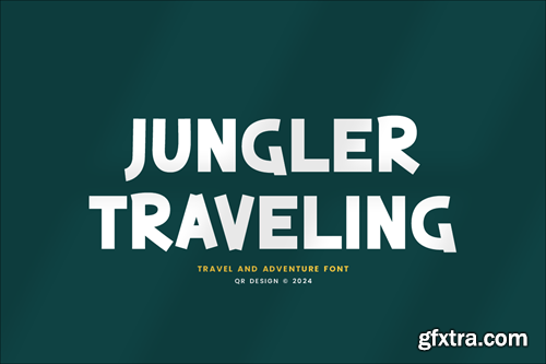 Jungler Traveling - Adventure Font ATJ2KUR