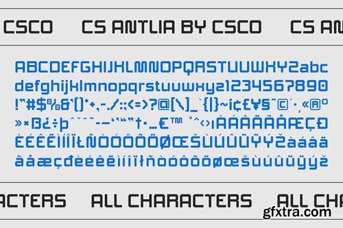 CS Antlia – Techno Font DRJYW2F