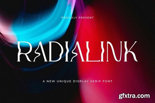 Radialink - Unique Display Serif NLBP4VF