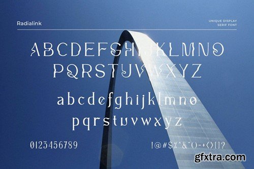 Radialink - Unique Display Serif NLBP4VF