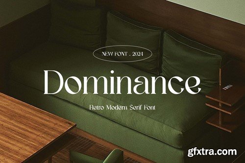 Dominance Retro Modern Serif Font VGL2399