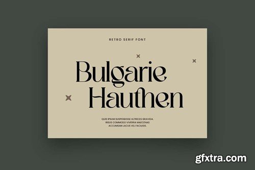 Dominance Retro Modern Serif Font VGL2399