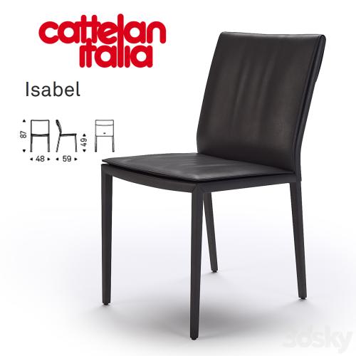 Table Scorpio Wood Chair Isabel Cattelan Italia