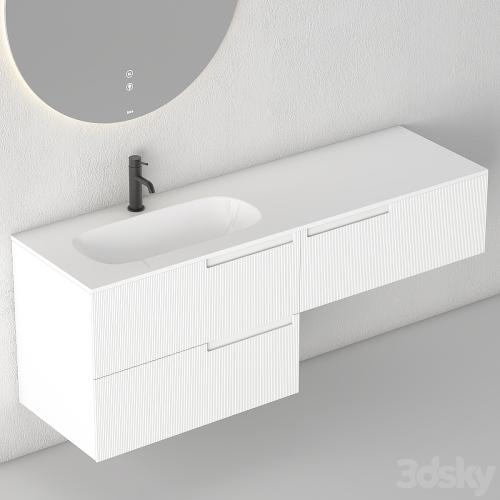 Modern Bathroom Cabinet | No. 072- Fiora Snergy Serie 2