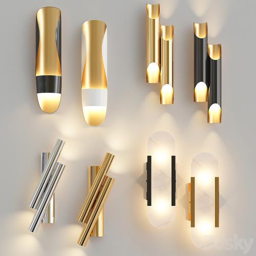 Collection wall lamps