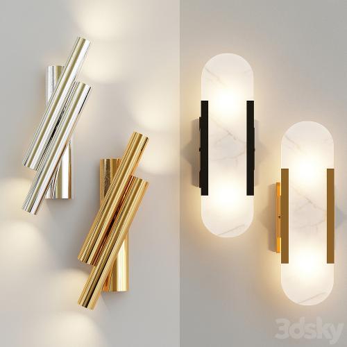 Collection wall lamps