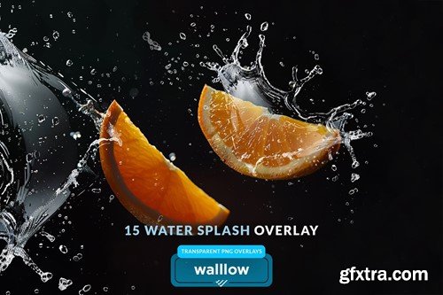 Water splash png transparent photo overlays HMJZ8BW