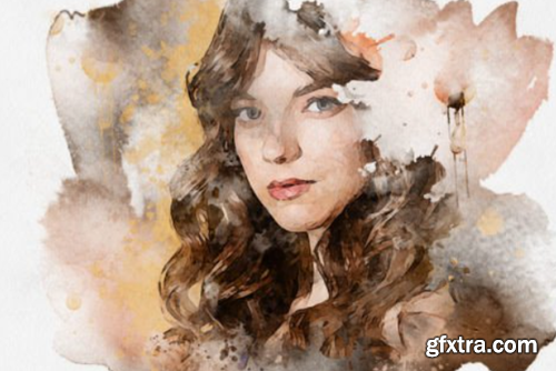 Watercolor Painting Photo Effect