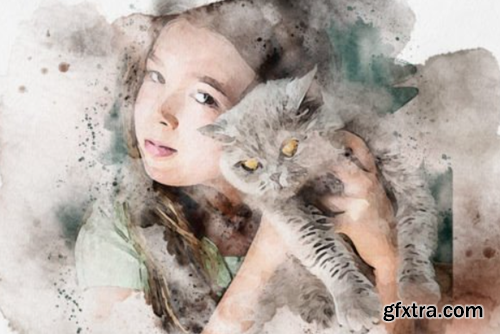 Watercolor Painting Photo Effect